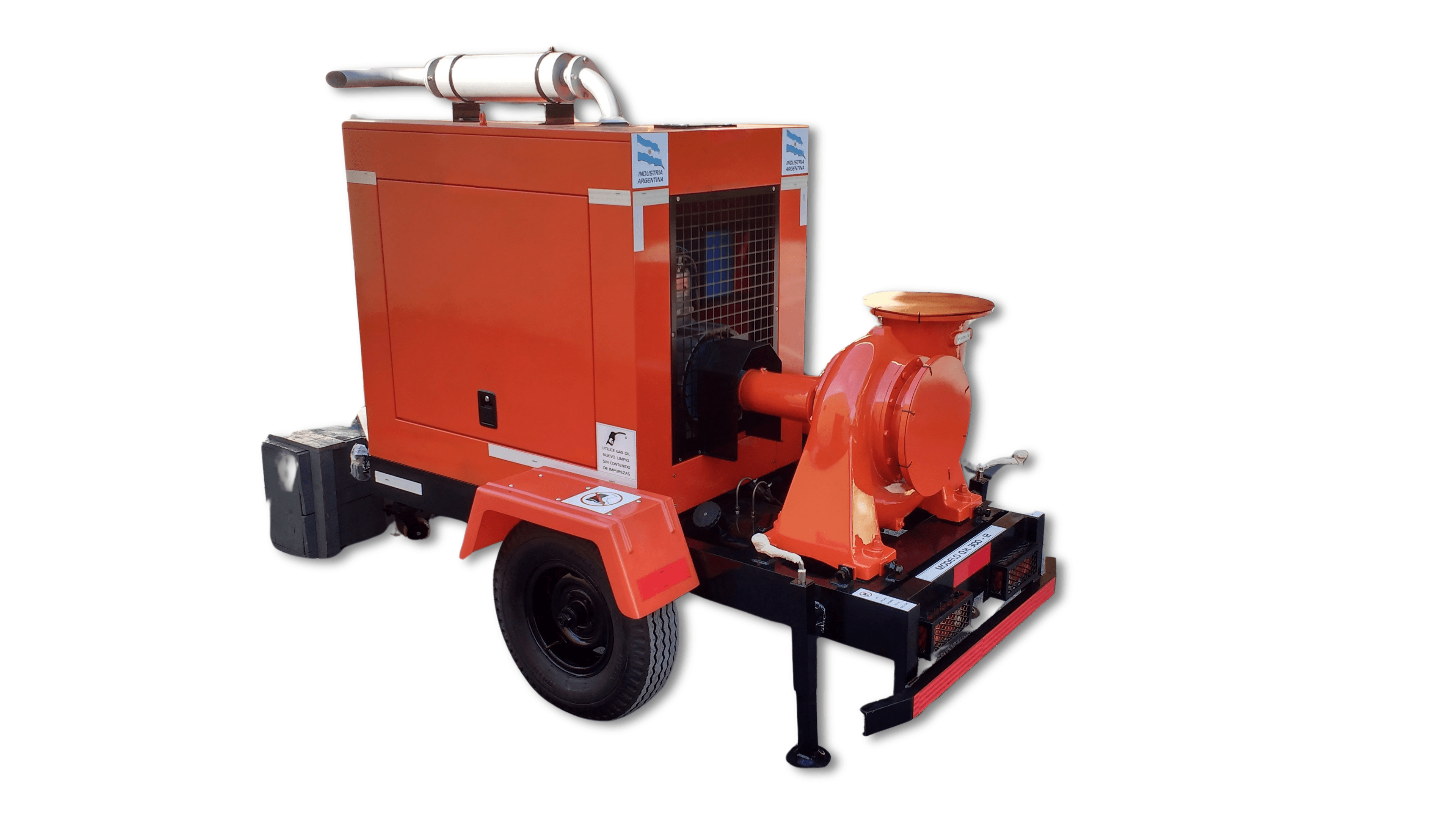 Motobombas diesel para control de inundaciones